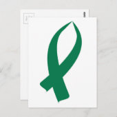 Sensibilisierungskampagne (grün) postkarte (Vorne/Hinten)