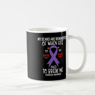 Sensibilisierungskampagne Narben Erinnerungen Lebe Kaffeetasse