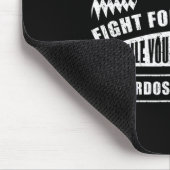 Sensibilisierungskampfflugzeug für Suchtverhalten Mousepad (Ecke)