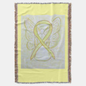 Sensibilisierungskanzel Engel Custom Art Throw Bla Decke (Vorderseite Vertikal)