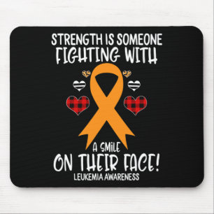 Sensibilisierungskraft bekämpft mit Lächeln Mousepad