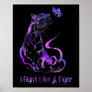 Sensibilisierungskrieger Ribbon ich kämpfe wie ein Poster