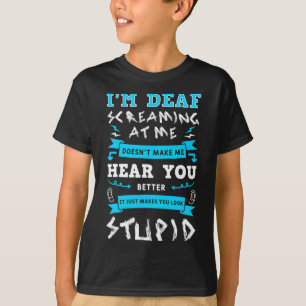 Sensibilisierungskur Hilfe Implantat Asl Schrei au T-Shirt
