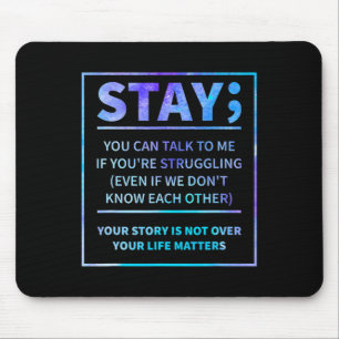 Sensibilisierungsmaßnahmen Semicolon Psychische Ge Mousepad
