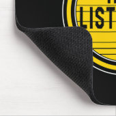 Sensibilisierungsmonat definitiv nicht hören Asl L Mousepad (Ecke)