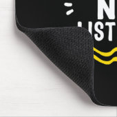 Sensibilisierungsmonat definitiv nicht hören Asl L Mousepad (Ecke)