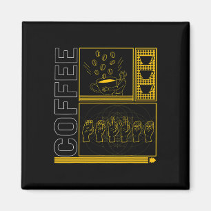 Sensibilisierungsmonat Kaffeebecher Lover Trendy L Magnet