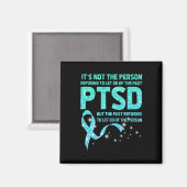 Sensibilisierungsmonat Lass Go Support Veterans Me Magnet (Vorderseite/Rückseite)
