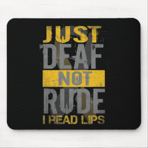 Sensibilisierungsmonat nur Tod nicht rude asl sign Mousepad