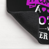 Sensibilisierungsmutter unterstützt Heimer Warrior Mousepad (Ecke)
