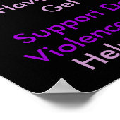 Sensibilisierungspaket für häusliche Gewalt Poster (Ecke)