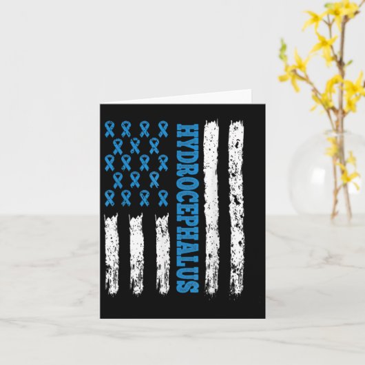 Sensibilisierungsschall Happens Hydrocephalus Krie Karte (Gelbe Blume)