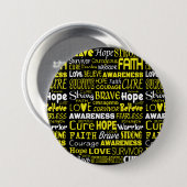 Sensibilisierungsworte...Endometriose Button (Vorne & Hinten)