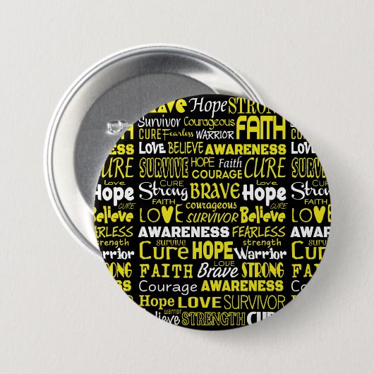 Sensibilisierungsworte...Endometriose Button (Vorne & Hinten)