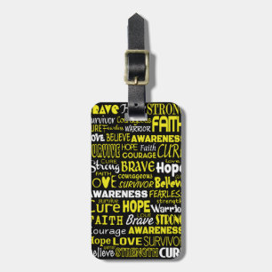 Sensibilisierungsworte...Endometriose Gepäckanhänger