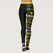 Sensibilisierungsworte...Endometriose Leggings (Rückseite)