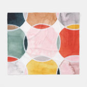 Sensical - Circle Pattern Fleecedecke (Vorderseite (Horizontal))