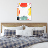 Sensical - Circle Pattern Leinwanddruck (Insitu (Schlafzimmer))
