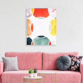 Sensical - Circle Pattern Leinwanddruck (Insitu (Wohnzimmer))