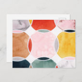 Sensical - Circle Pattern Postkarte (Vorne/Hinten)