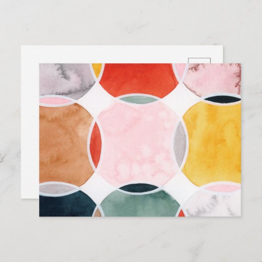 Sensical - Circle Pattern Postkarte (Vorne/Hinten)