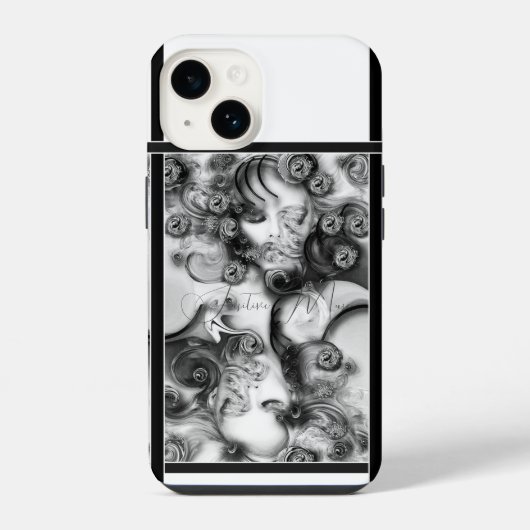 "Sensitive Maus", Apple iPhone 14 Fall Hülle (Rückseite)