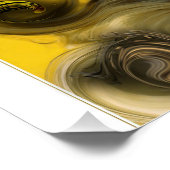 "Sensitive Muse". Glossy Poster (Ecke)