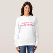Sensitives Soul Motivierend Sweatshirt (Vorne ganz)
