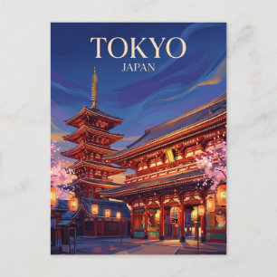 Senso-ji-Tempel Japan Postkarte