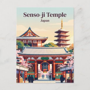 Senso-ji-Tempel Japan Postkarte