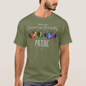 Sensorisch freundlicher PRIDE/ LGBTQ+ Regenbogen/ T-Shirt (Vorderseite)