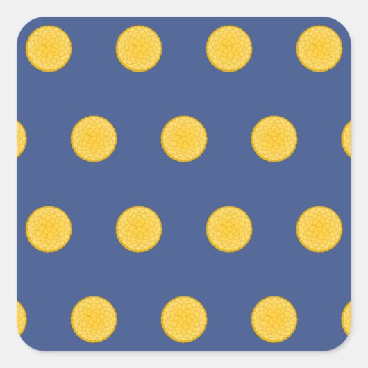 Sensorische Synura-Aufkleber Quadratischer Aufkleber (Vorderseite)