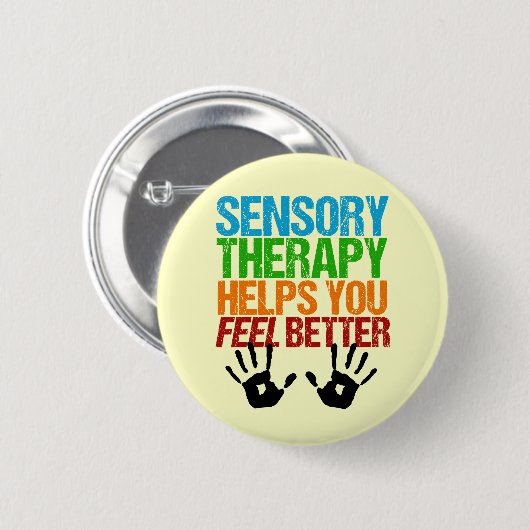 Sensorische Therapiehanddrucke Arbeitstherapeut Button (Vorne & Hinten)