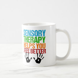 Sensorische Therapiehanddrucke Kaffeetasse