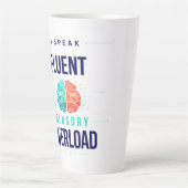 Sensorische Überlastung | Moderne Neurodivergente Milchtasse (Vorderseite)