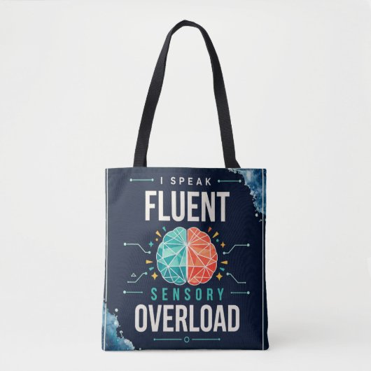 Sensorische Überlastung | Moderne Neurodivergente Tasche (Vorderseite)