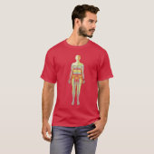 Sensory Dermatome Anatomie Neurologie Medical T-Sh T-Shirt (Vorne ganz)