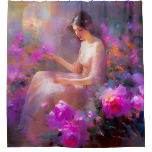 Sensual Elegance Duschvorhang (Vorderseite)