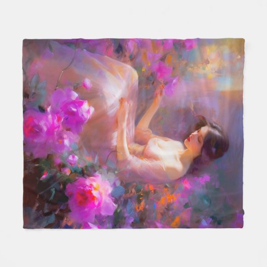 Sensual Elegance Fleecedecke (Vorderseite (Horizontal))