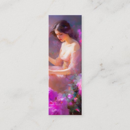 Sensual Elegance Lesezeichen Mini Visitenkarte (Vorderseite)