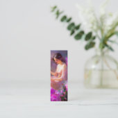 Sensual Elegance Lesezeichen Mini Visitenkarte (Stehend Vorderseite)