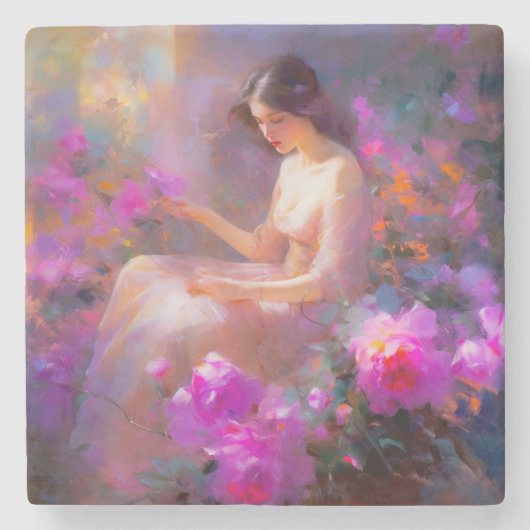 Sensual Elegance Steinuntersetzer (Vorderseite)