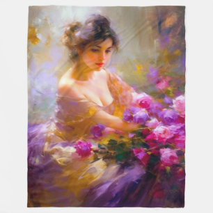 Sensual Portrait Fleecedecke