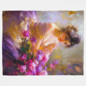 Sensual Portrait Fleecedecke (Vorderseite (Horizontal))