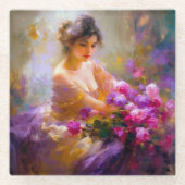 Sensual Portrait Glasuntersetzer (Vorderseite)