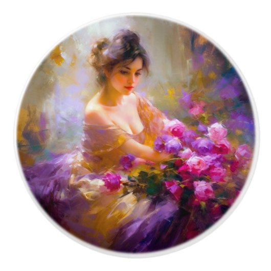 Sensual Portrait Keramikknauf (Vorderseite)