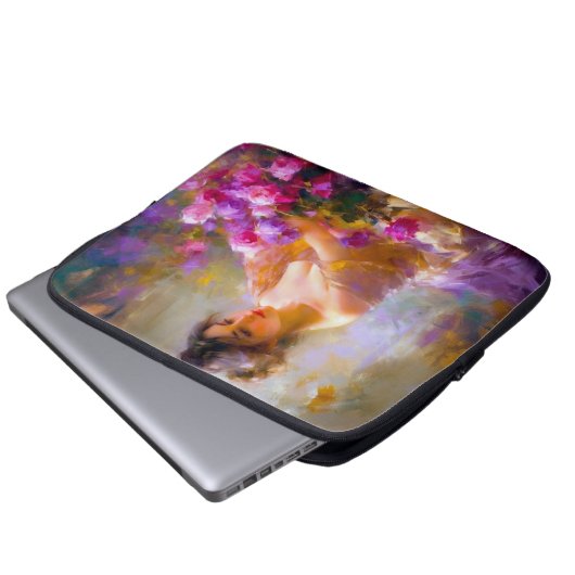 Sensual Portrait Laptopschutzhülle (Vorne Knopf)