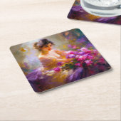 Sensual Portrait Rechteckiger Pappuntersetzer (angewinkelt)