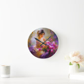 Sensual Portrait Runde Wanduhr (Zuhause)