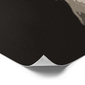 Sensual Vintag Corset Art Poster (Ecke)